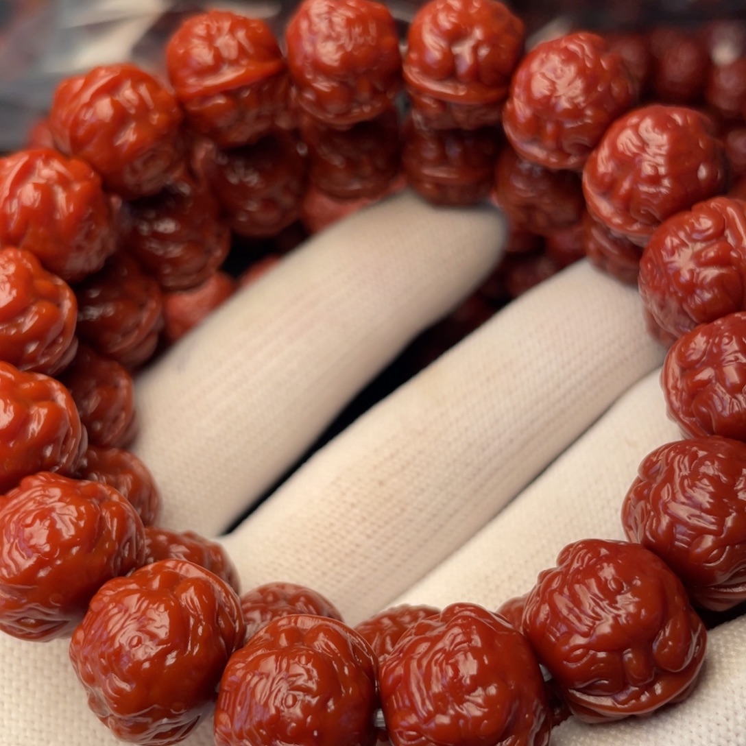 ***猴头核桃手串蟾王