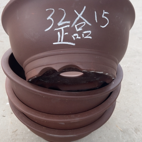紫砂花盆紫砂处理清货4个