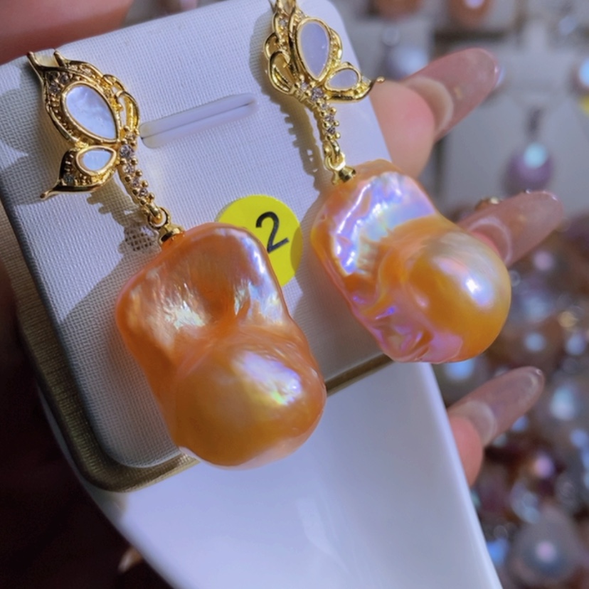 【闪购商品】淡水珍珠天然淡水珍珠（微瑕）合金