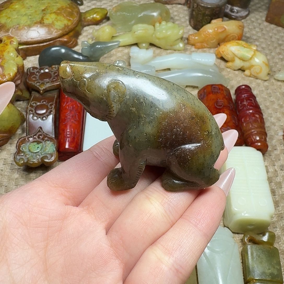 白玉菩提吊坠挂件