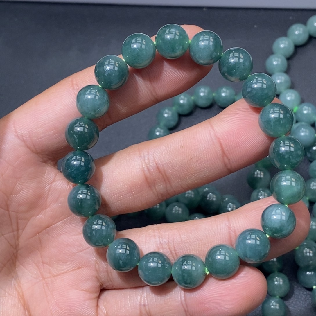 翡翠未镶嵌手链天然a货翡翠37