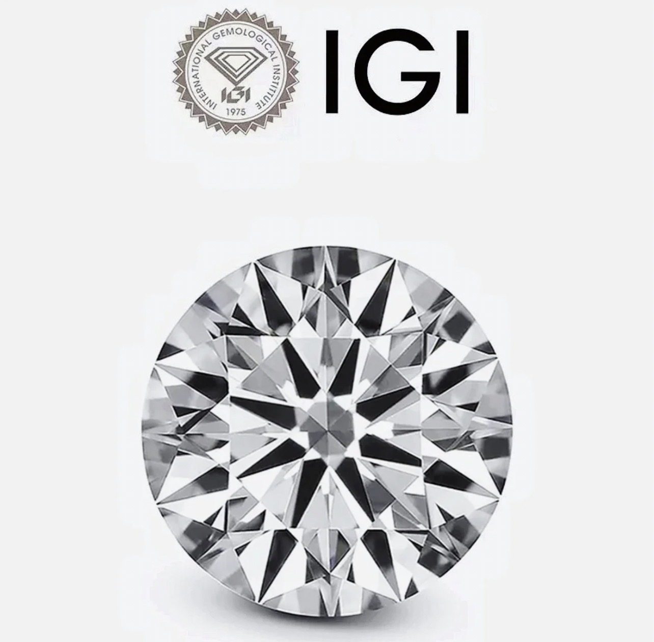 实验室培育钻石上海IGI CVD无改色精品培育钻裸石（定制）