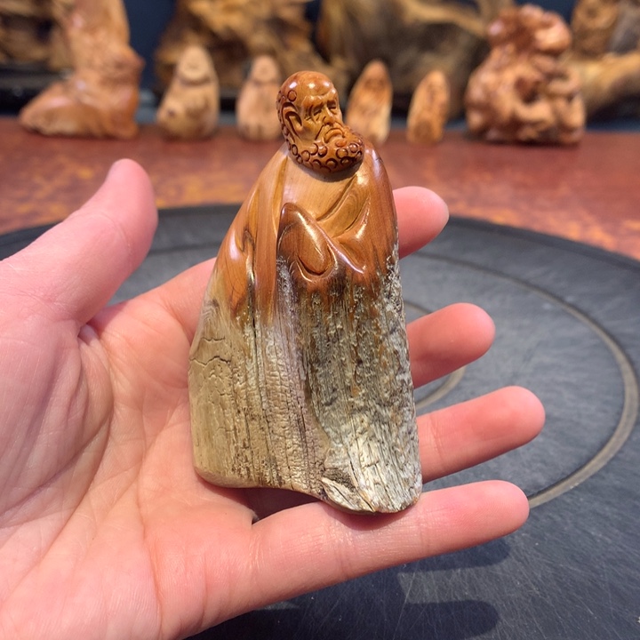 柏木（崖柏）根雕摆件