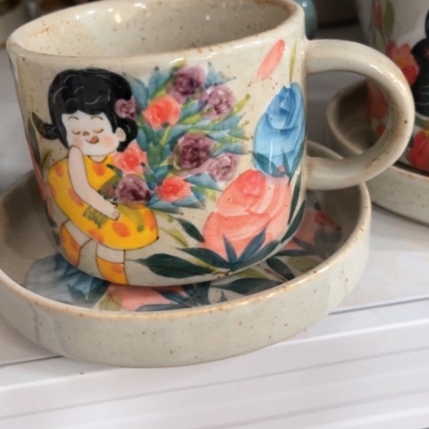 炉景德镇釉下手绘陶瓷 