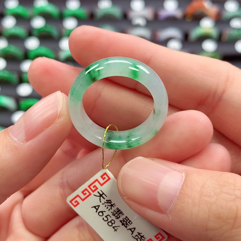 【闪购商品】未镶嵌戒指翡翠17/18号