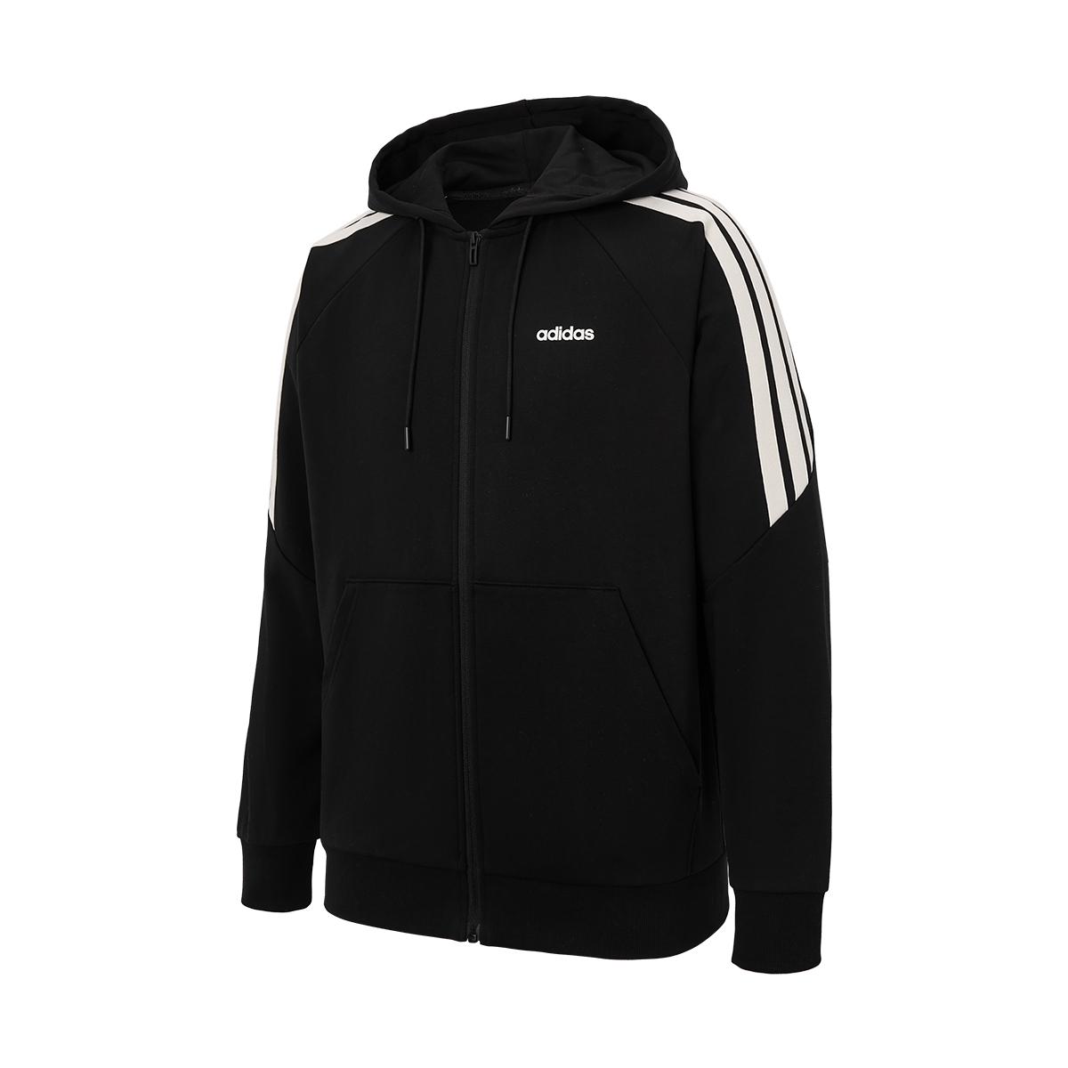 adidas/阿迪达斯男女3S时尚休闲连帽外套户外运动休闲夹克上衣