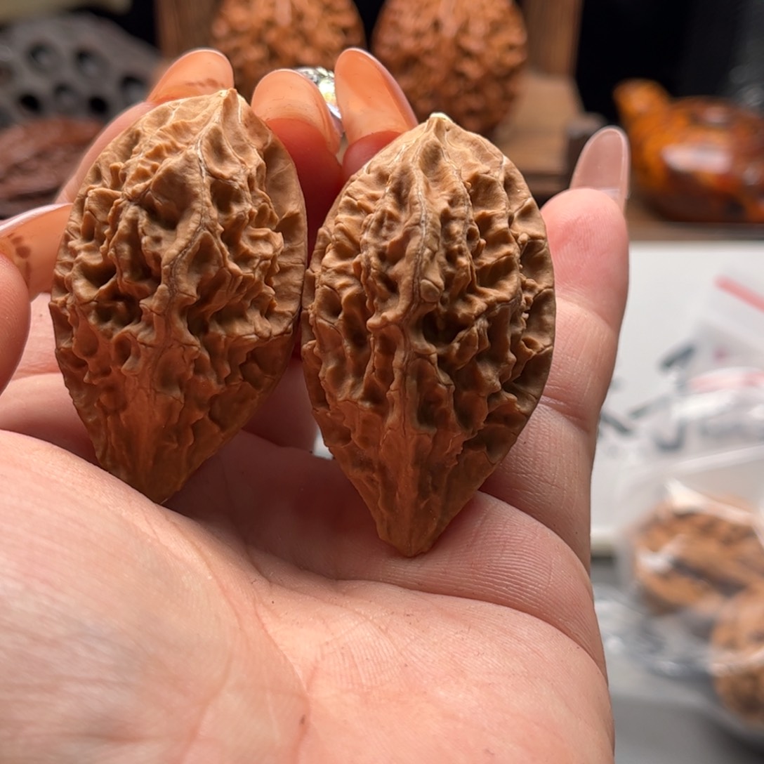 文玩核桃把件关东木子家楸大胖120