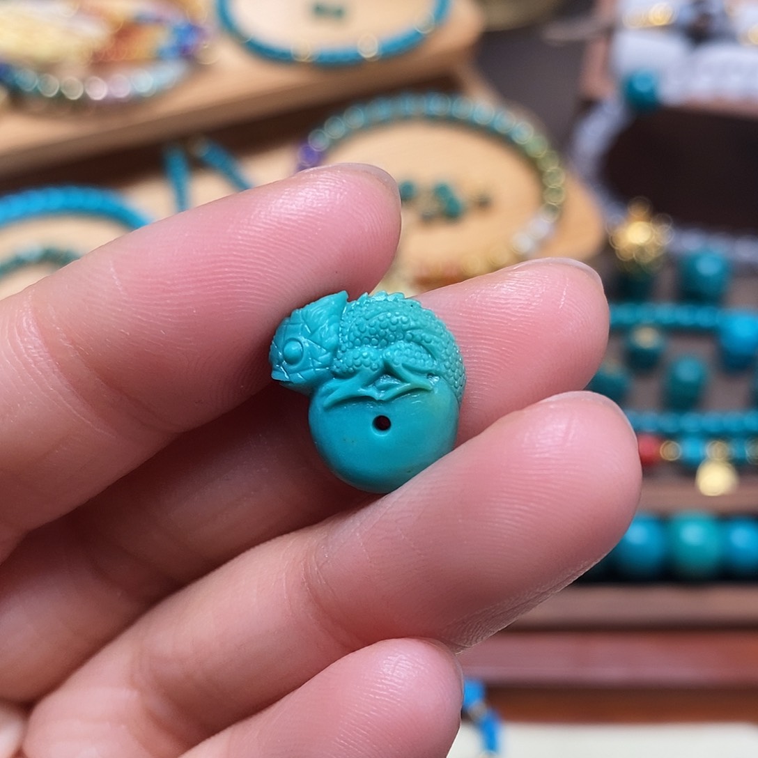 绿松石珠宝奇石未镶嵌