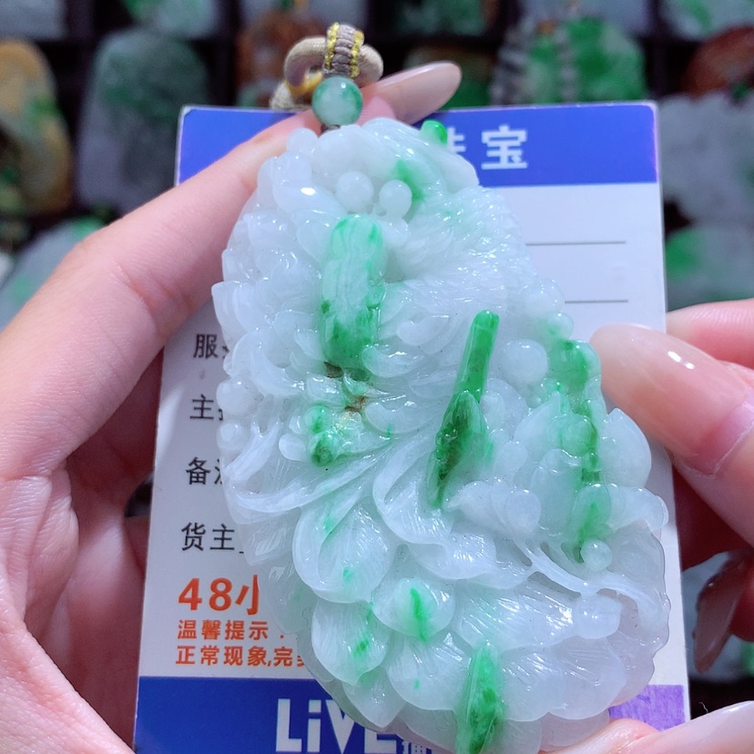 【闪购商品】翡翠颈饰未镶嵌挂件