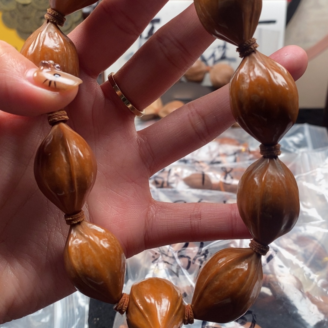 橄榄核手串/手链2.1三花