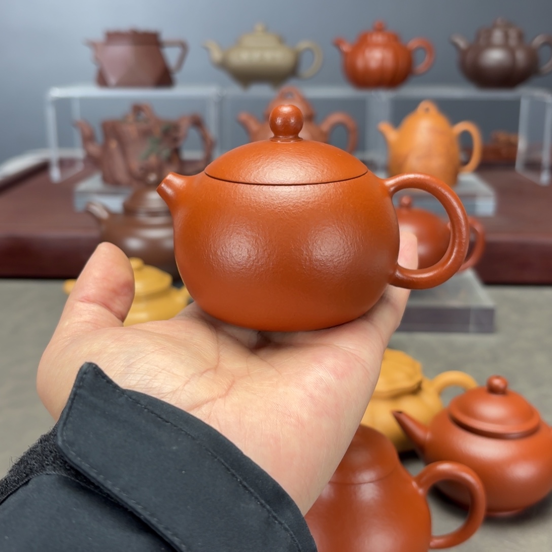 紫砂茶壶西施150CC朱泥