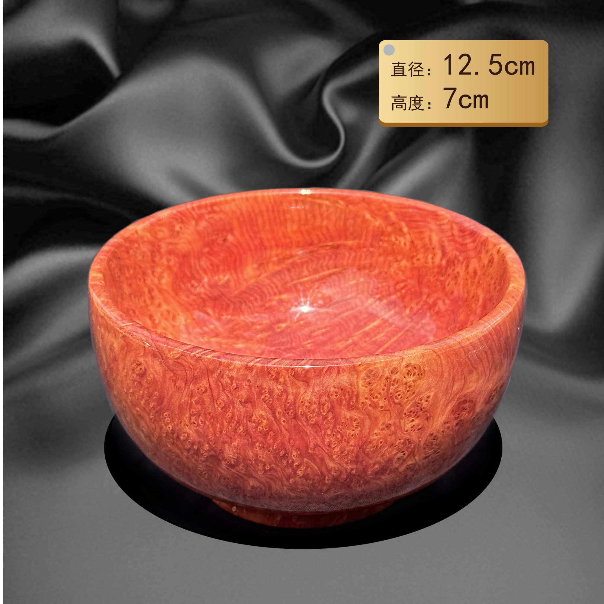 紫罗兰树瘤定制木碗  摆件 手工制作