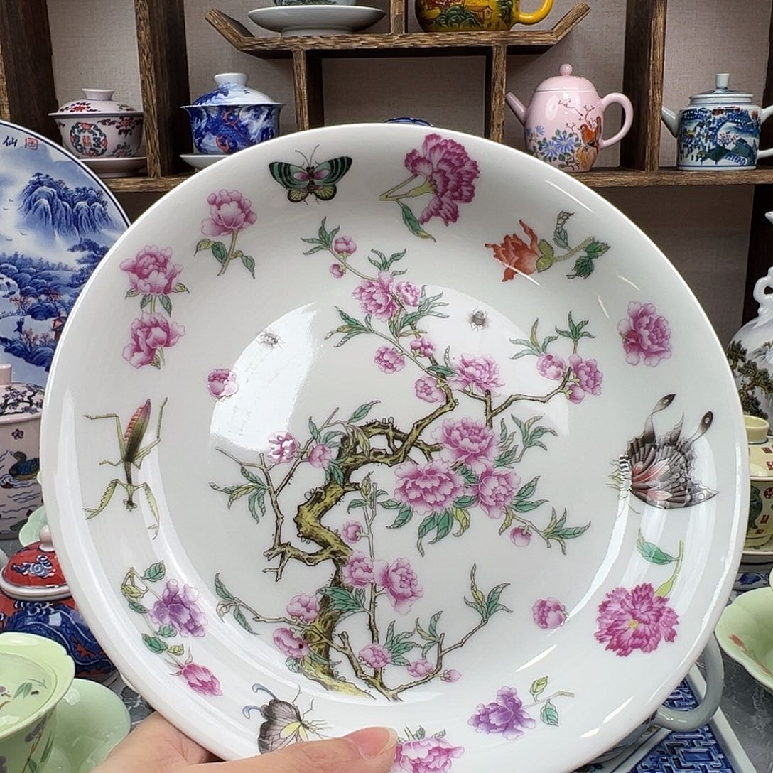 盘陶瓷景德镇陶瓷567老厂瓷92