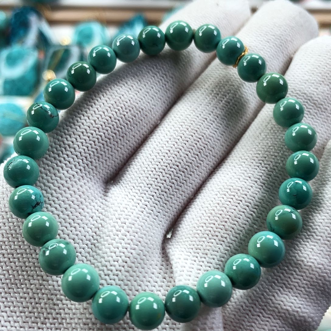 绿松石未镶嵌车挂