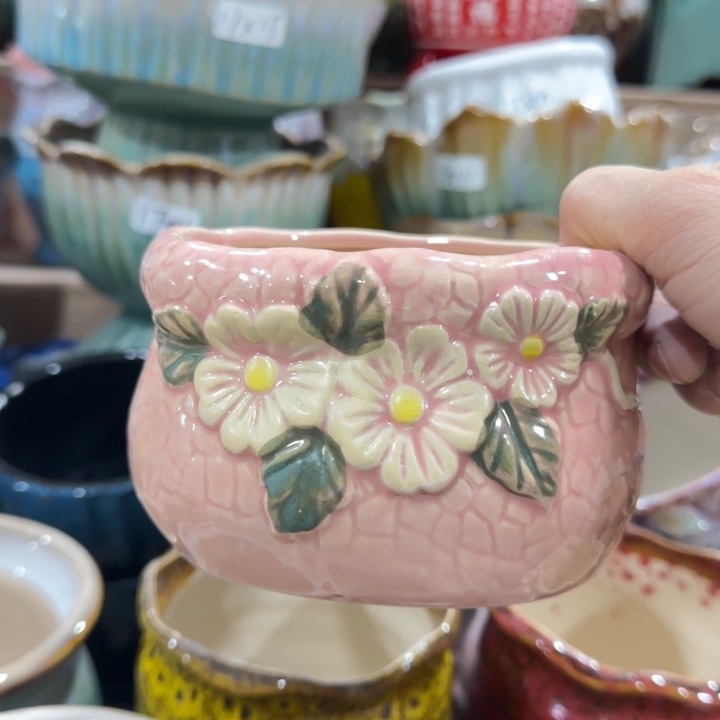 凑9块包邮，多肉绿植花盆，有孔