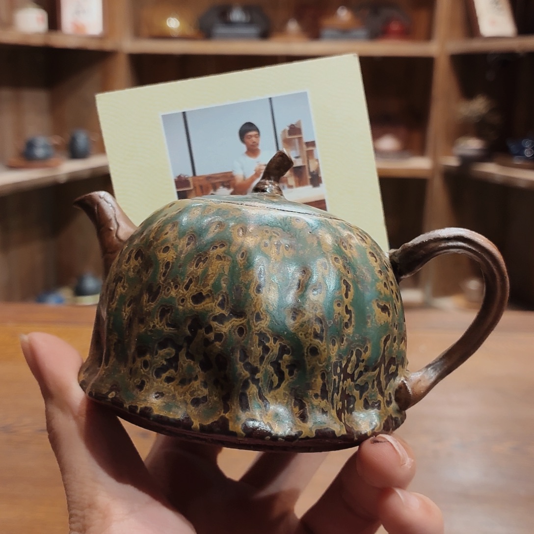 柴烧老岩泥茶器皿