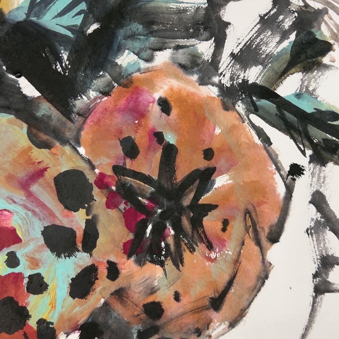 国画戈炳南展览原作