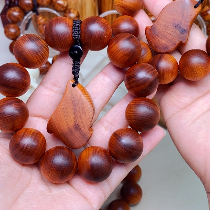 柏木（崖柏）手串2.0。9