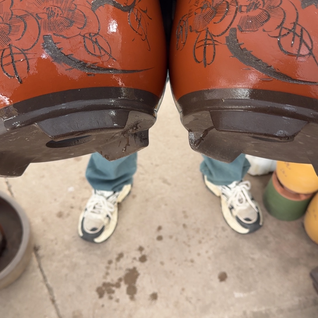 紫砂花盆口径23.14口径