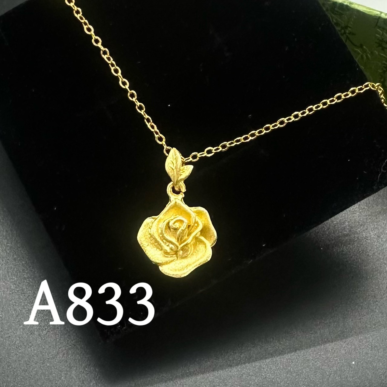  A833玫瑰项链气质轻奢时尚精致