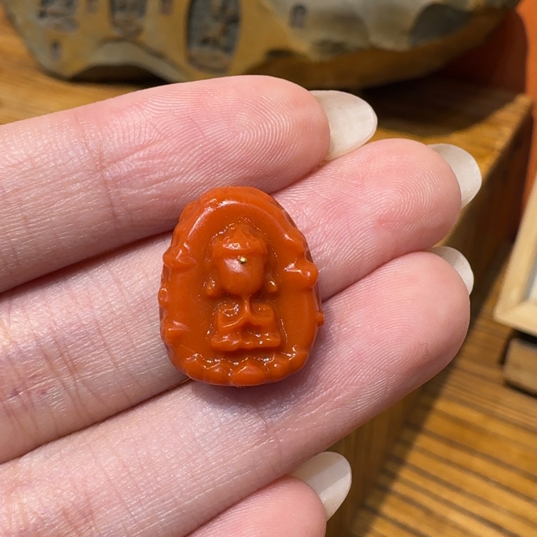 可***️南红玛瑙未镶嵌珠宝半成品无相佛配饰