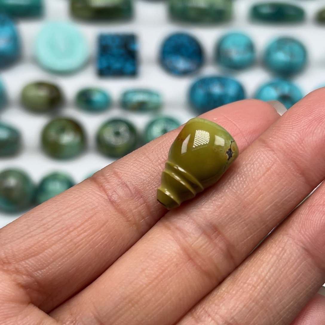 绿松石珠宝奇石未镶嵌