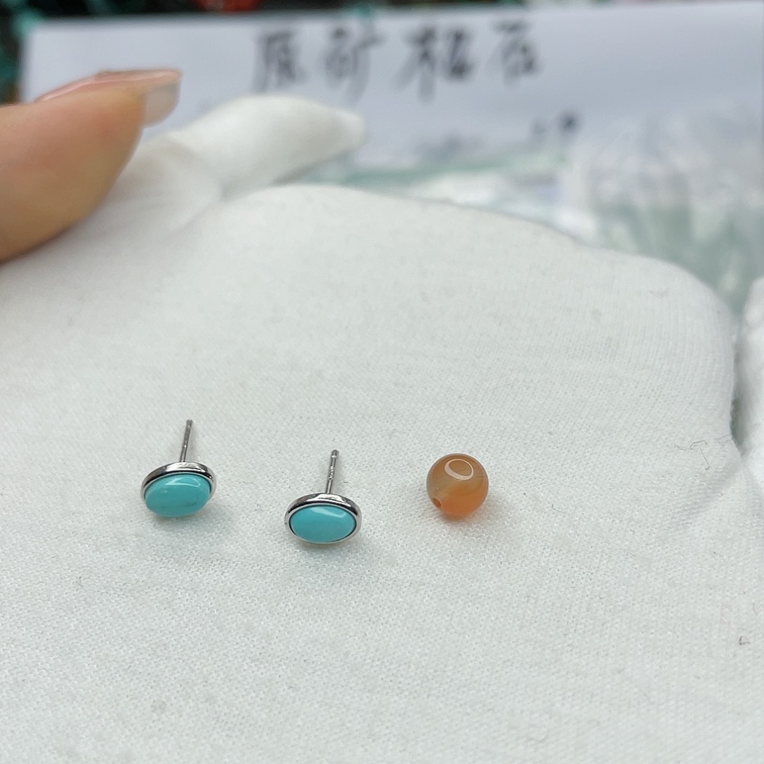 南红玛瑙珠宝奇石银S925镶嵌