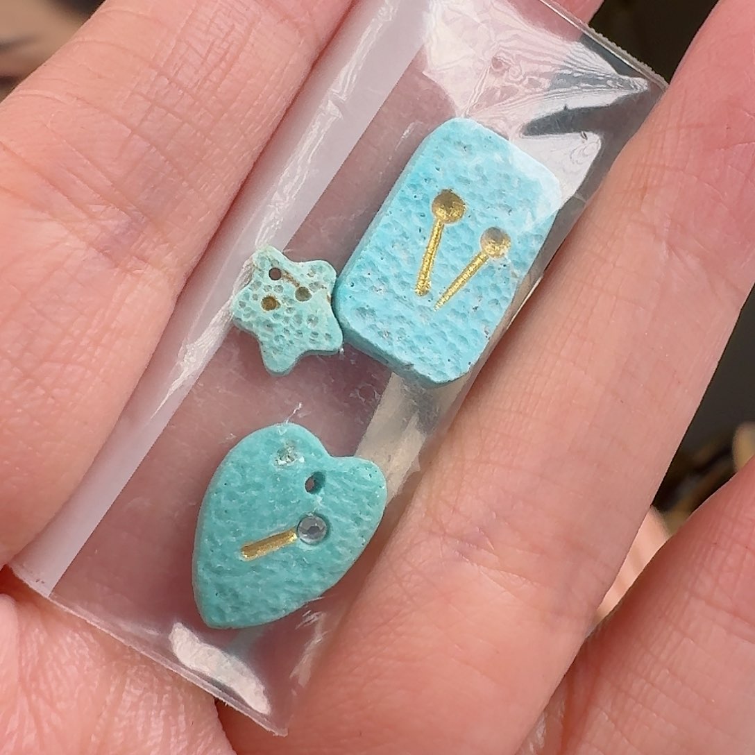 绿松石珠宝奇石未镶嵌