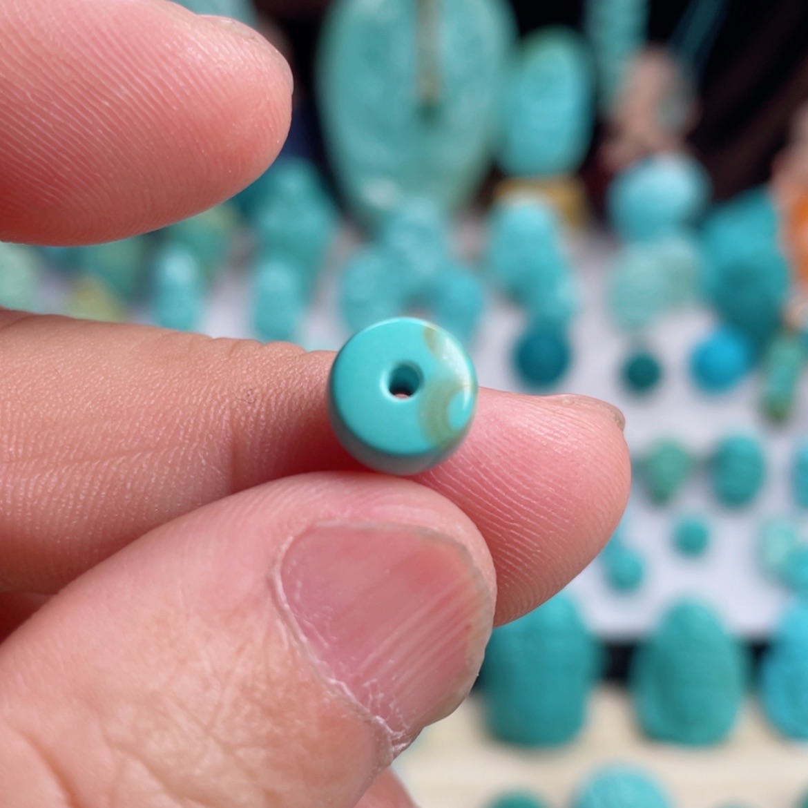 【闪购商品】绿松石吊坠(不含链)未镶嵌