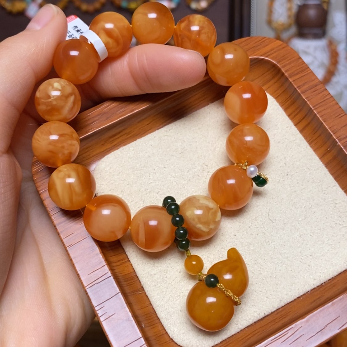 【闪购商品】手链蜜蜡未镶嵌手串