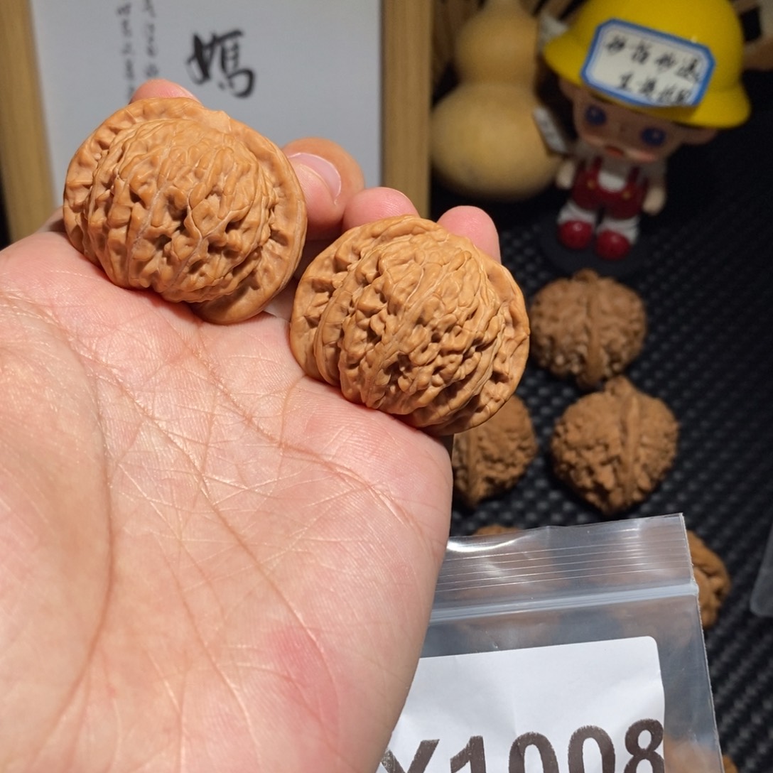 文玩核桃把件40尺全品蓟县楼子