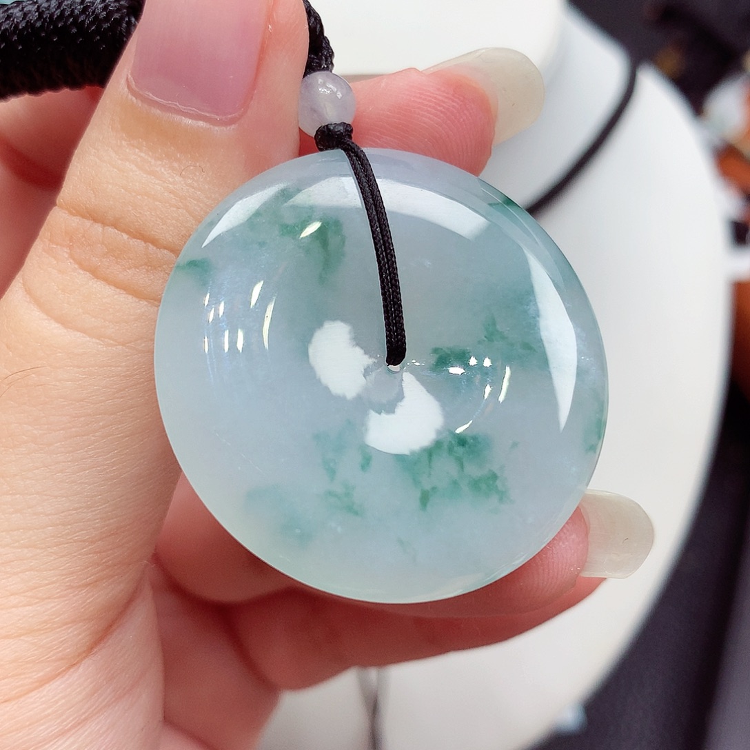 翡翠未镶嵌颈饰翡翠5，35.2/5.8