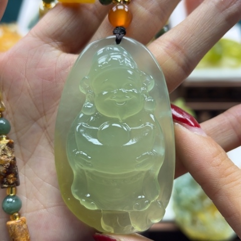 岫玉挂件未镶嵌挂件