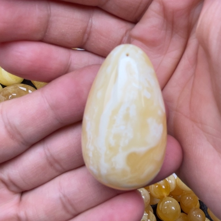 裸石蜜蜡未镶嵌蜜蜡吊坠