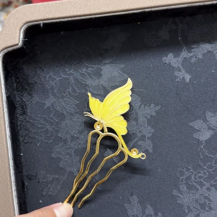 醋酸铁合金鹅毛仿点翠