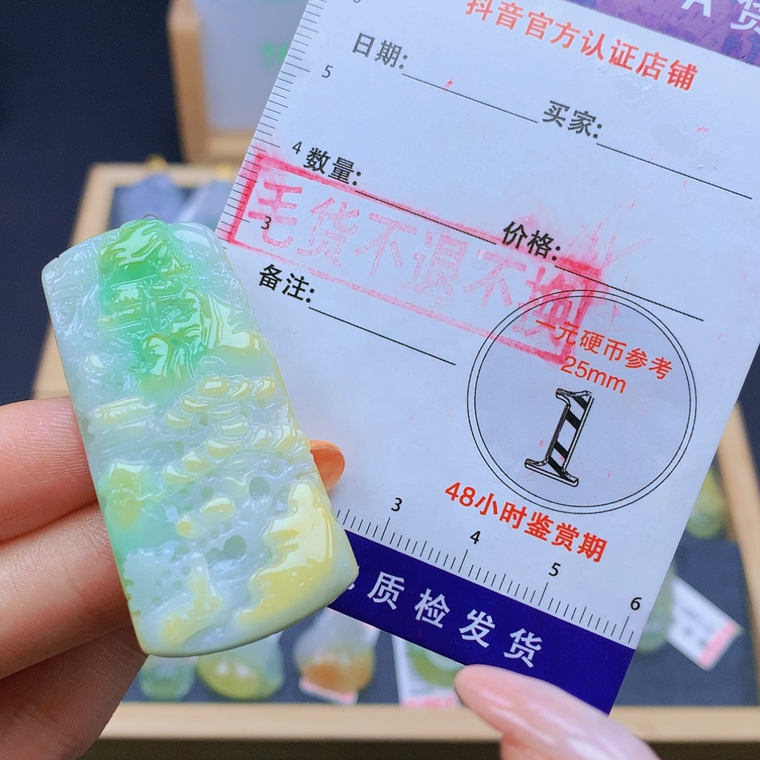 翡翠未镶嵌颈饰翡翠