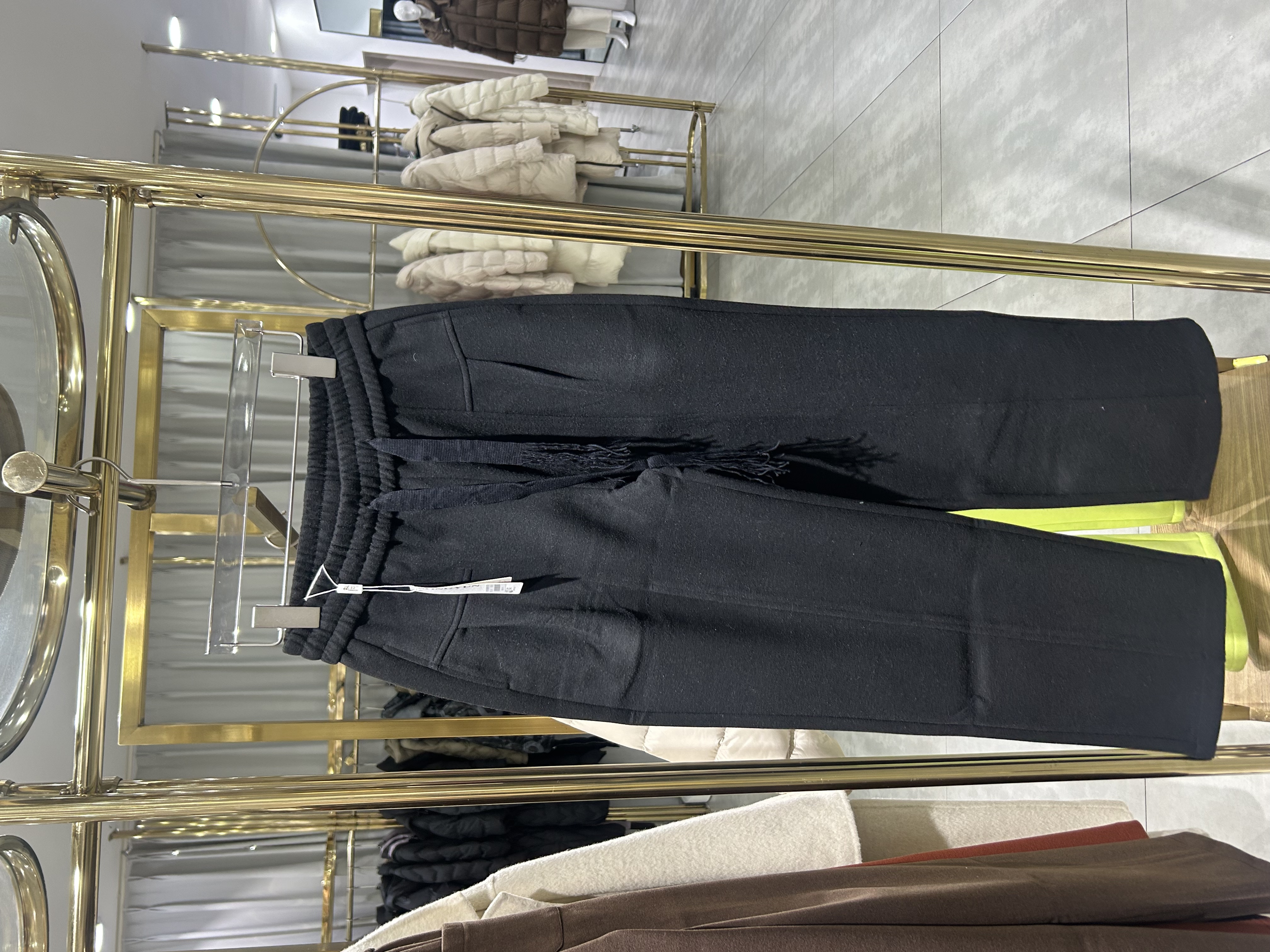 松韵直筒阔腿运动裤