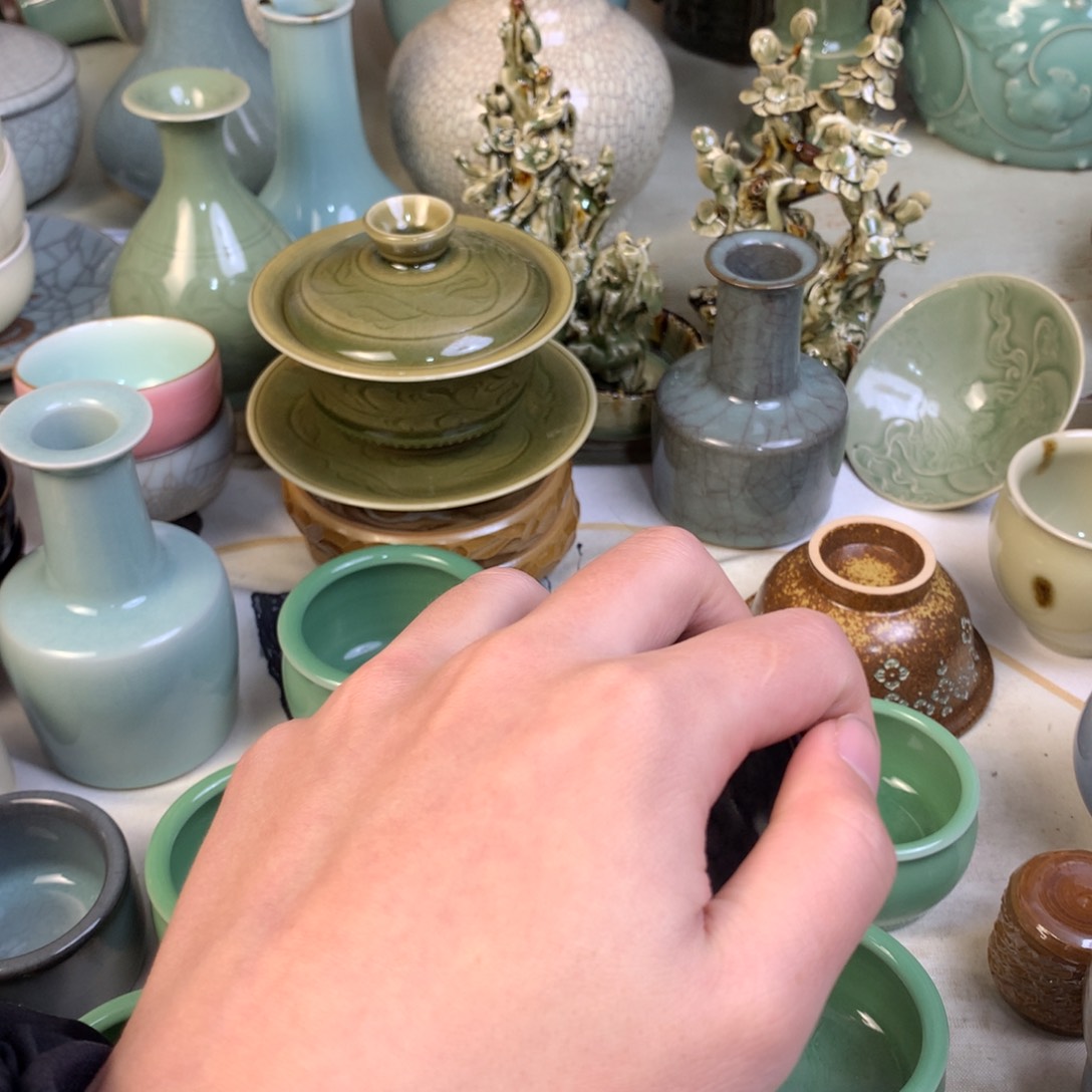 杯浪**涯龙泉青瓷龙泉路上的一