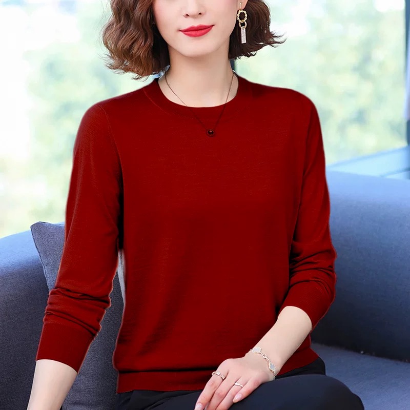 羊毛衫气质打底小衫2025新款女装时尚针织上衣