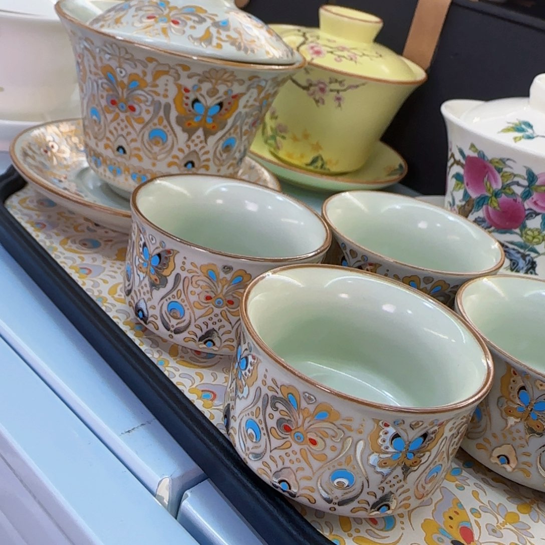 这些盖碗真好看！！！