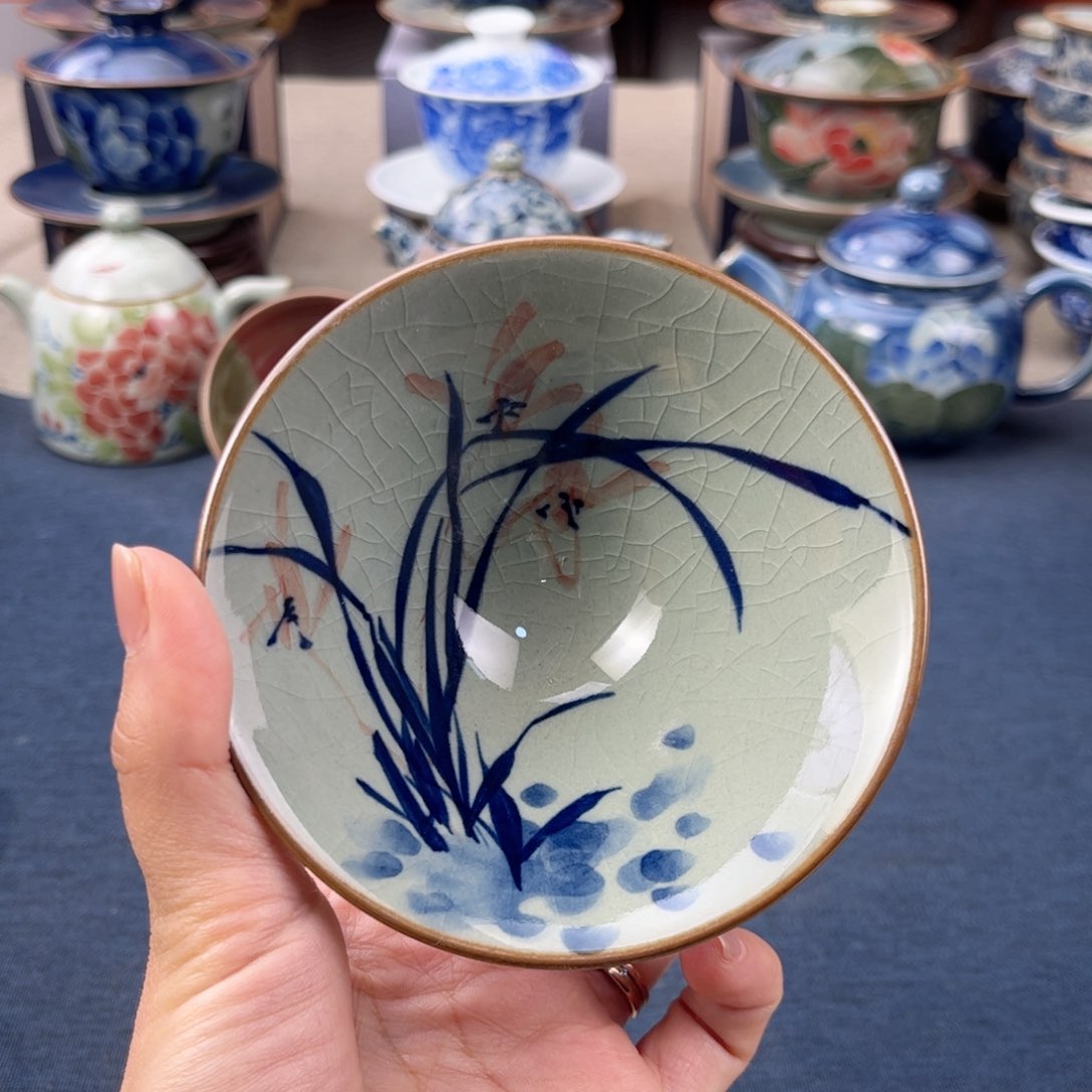 杯景德镇手绘手工茶具