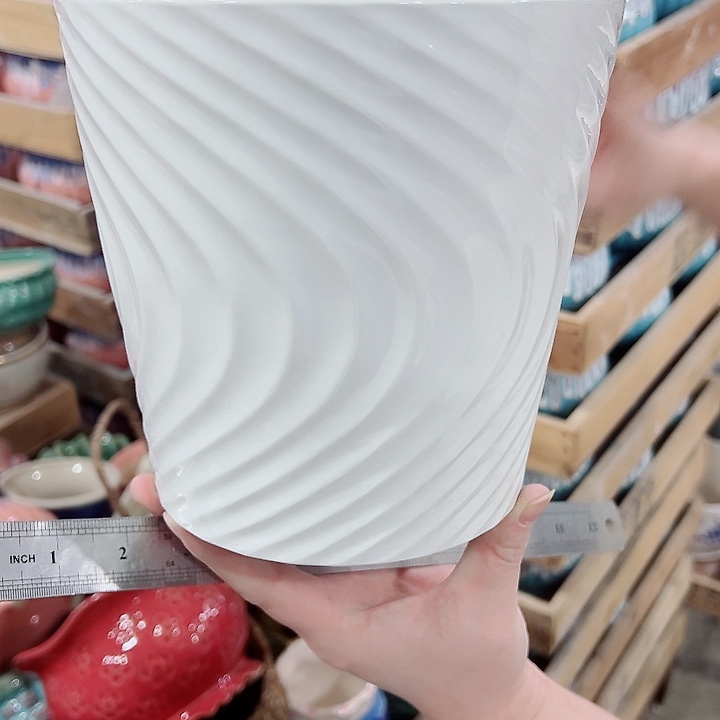 有孔，凑单福利满10元发货陶瓷多肉花盆！