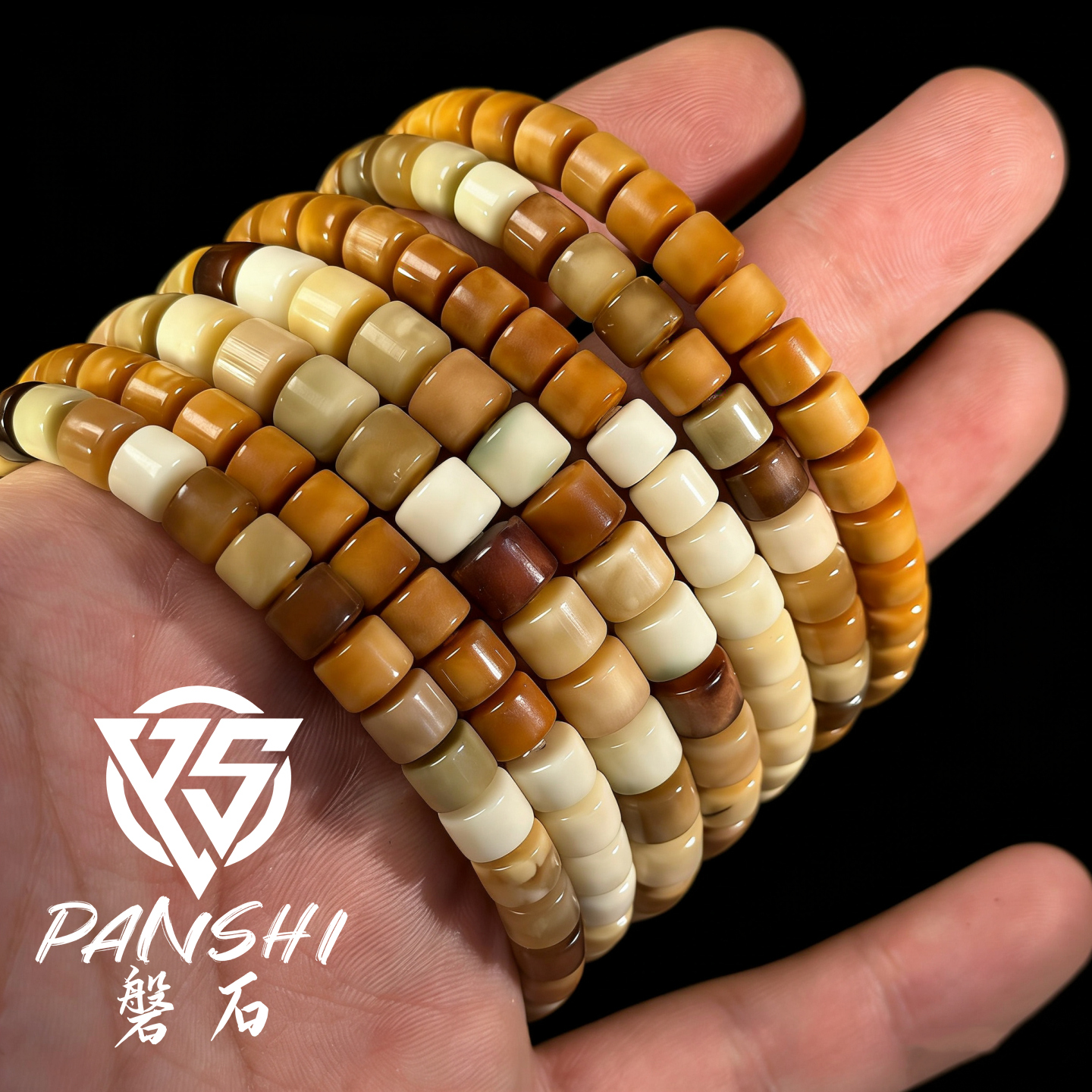 【道珠单圈合集多宝渐变】精工精挑原生态龙脊菩提【磐石手作】