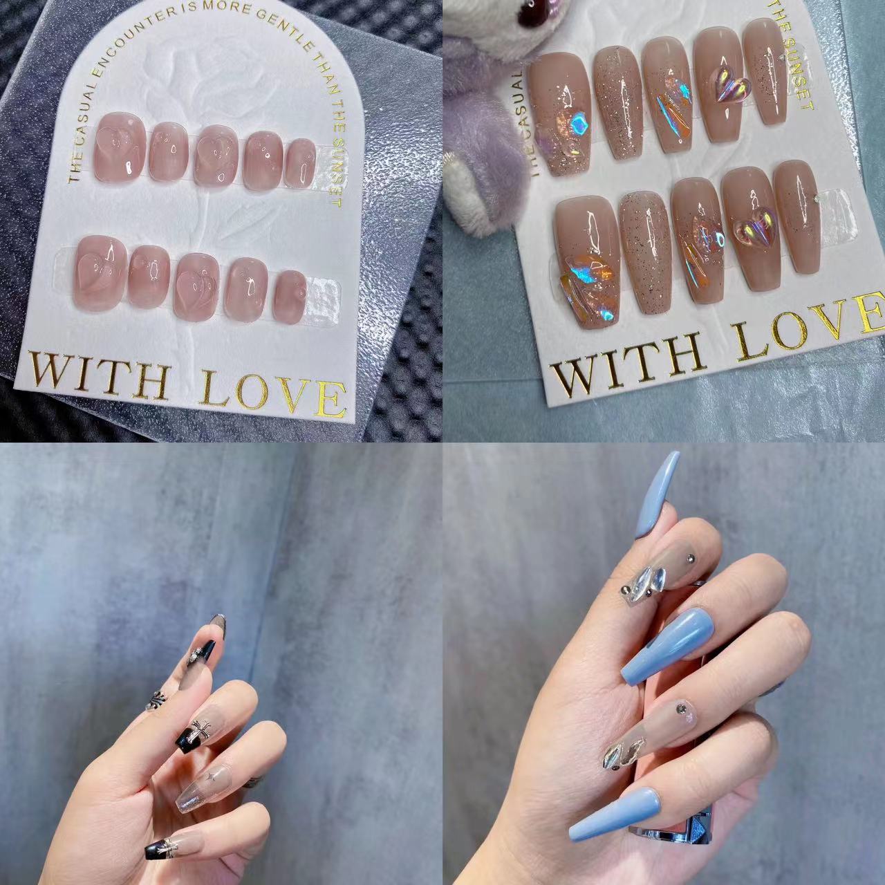 竹夏穿戴甲【拍下备注编码】直播过款链接