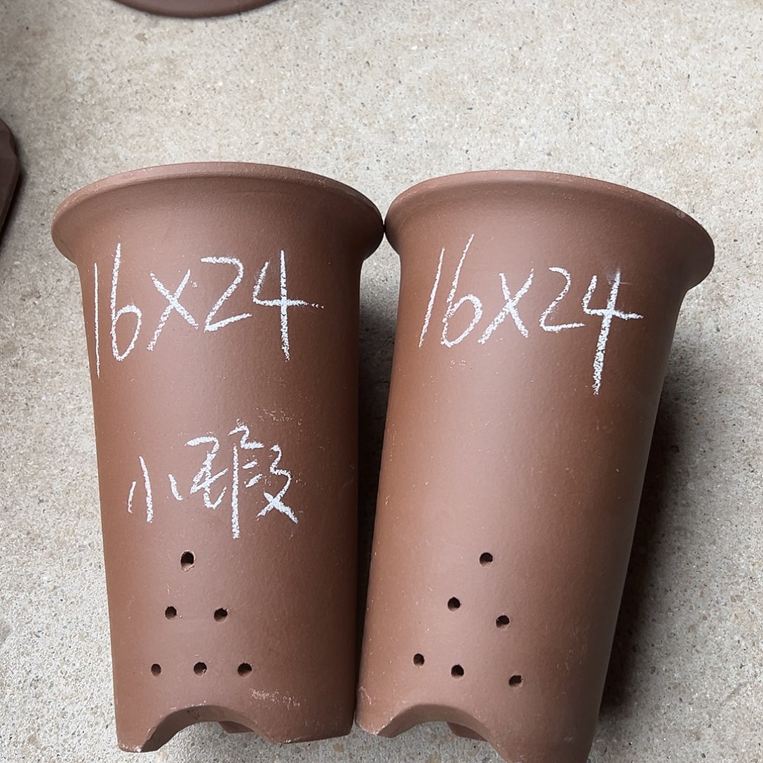 紫砂花盆宜兴紫砂花盆源头2只