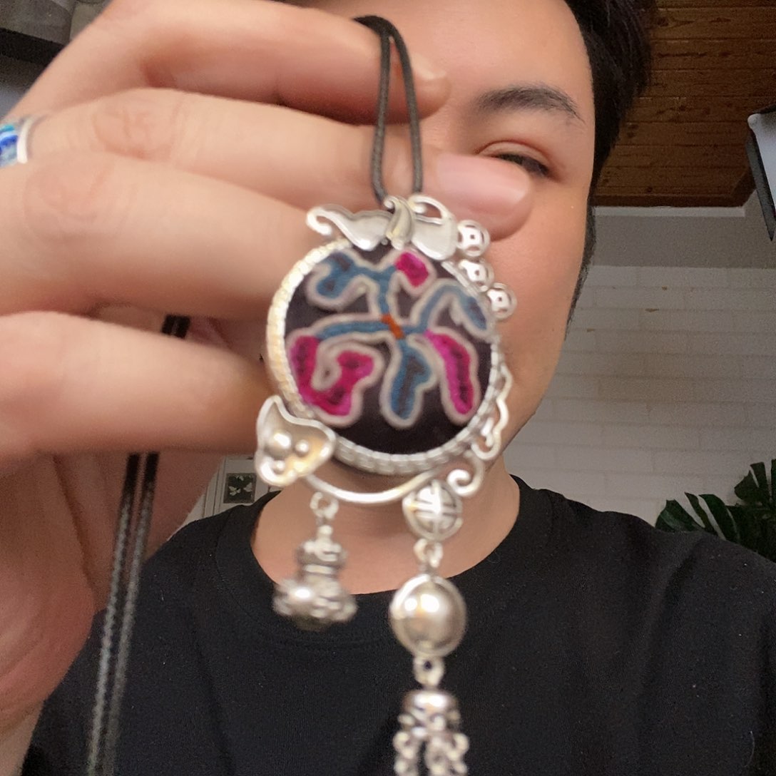 织绣刺绣国风吊坠