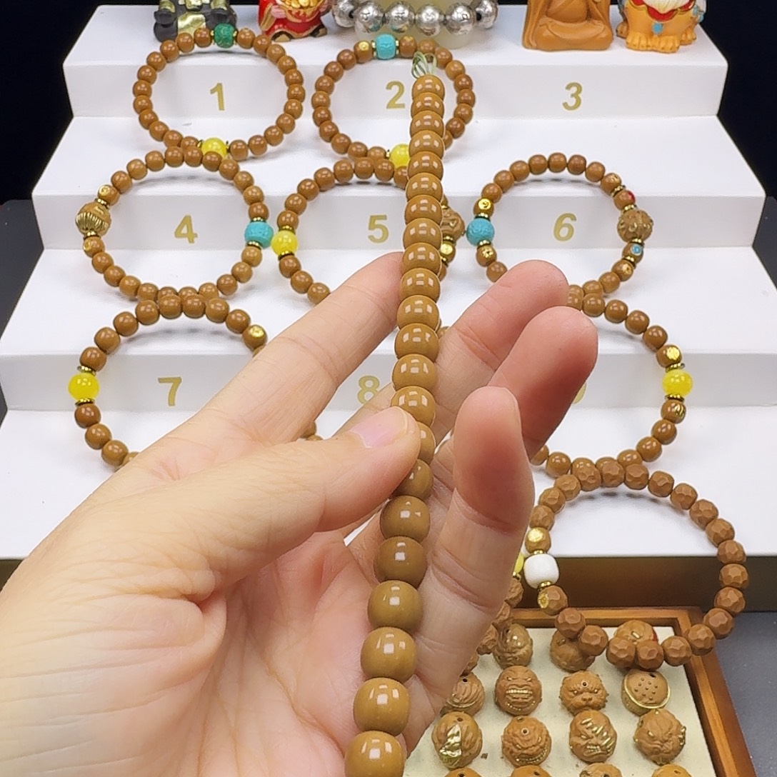 M***n猴头核桃吊坠猴头手串