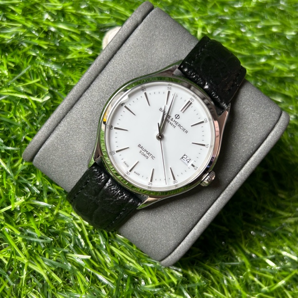95新 Baume et Mercier/名士 名士克里顿五日链自动机械表径40