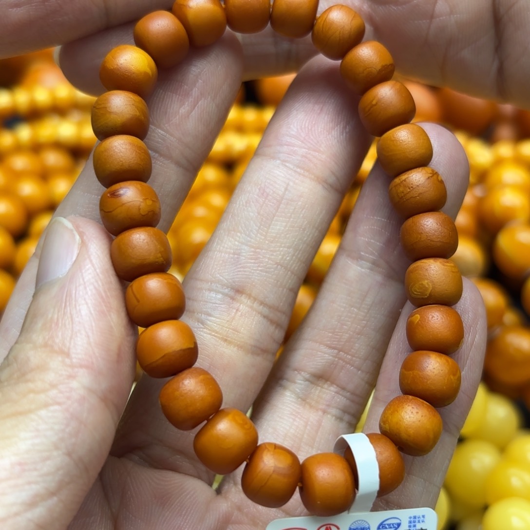 琥珀手链未镶嵌蜜蜡