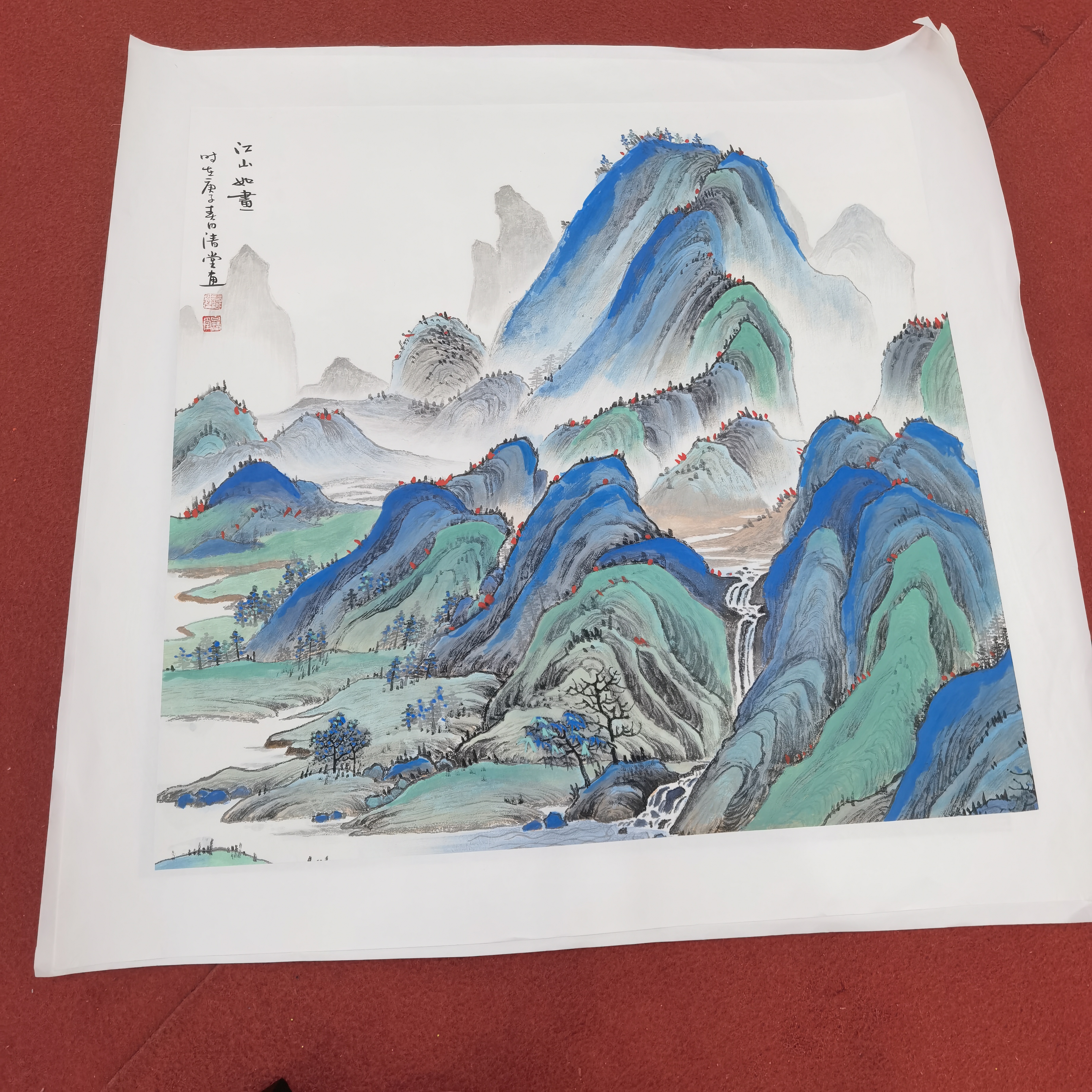 装饰画山水画作品
